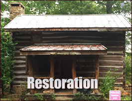 Historic Log Cabin Restoration  Elgin, Ohio